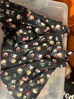 Hot Topic My Hero Academia and Hello Kitty Suspenders Skirt